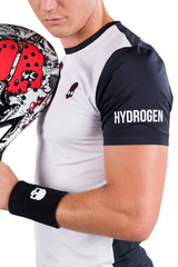 Футболка теннисная Hydrogen Padel Team Tech Tee Man - black/white