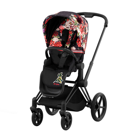 Прогулочная коляска Cybex Priam IV Spring Blossom Dark