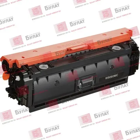 Тонер-картридж БУЛАТ s-Line W9100MC для HP Сolor LJ E77422 (Чёрный, 25000 стр.), под заказ, совместимый