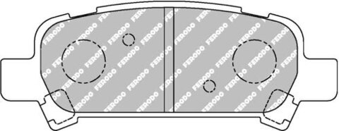 FDS1333 Тормозные колодки дисковые DS PERFOMANCE