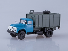 ZIL-130 garbage truck with side loading KO-413 blue-gray 1:43 AutoHistory