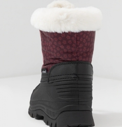 Зимние ботинки KicKers Sealsnow Burgundy pink flowery 653262-10 183