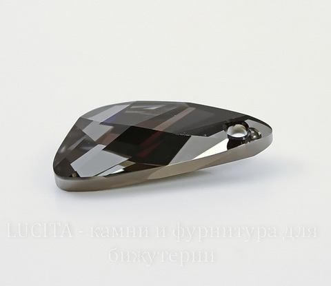 6690 Подвеска Сваровски Wing Crystal Silver Night (23 мм)