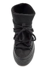Высокие комбинированные кеды INUIKII 70202-5 Sneaker classic black на меху