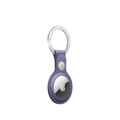 Apple AirTag Leather Key Ring Wisteria