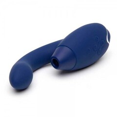 Бесконтактный клиторальный стимулятор Womanizer Duo синий