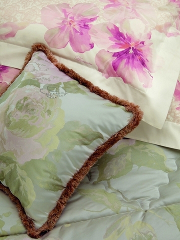 Подушка декоративная 42х42 Blumarine Milleluci розовая