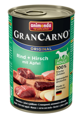 Консервы Animonda Gran Carno Original Adult c говядиной, олениной и яблоком для взрослых собак