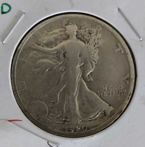 50 cents 1920 г D