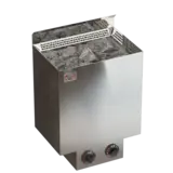 Электрическая печь SAWO NORDEX NRN-80NB-Z-C (8 кВт, внутри оцинковка, снаружи нержавейка, встроенный пульт) - купить в Москве и СПб недорого по цене производителя

