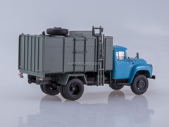 ZIL-130 garbage truck with side loading KO-413 blue-gray 1:43 AutoHistory