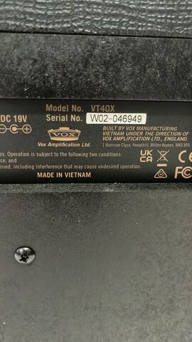 VOX VT40X Моделирующий комбоусилитель