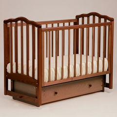 АБ 19.2  "Жасмин" кровать детская  маятниковая  поперечн (орех светлый)