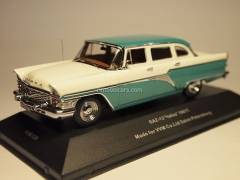 GAZ-13 Seagull 1960 movie Russian souvenir turquoise-white 1:43 VVM / VMM