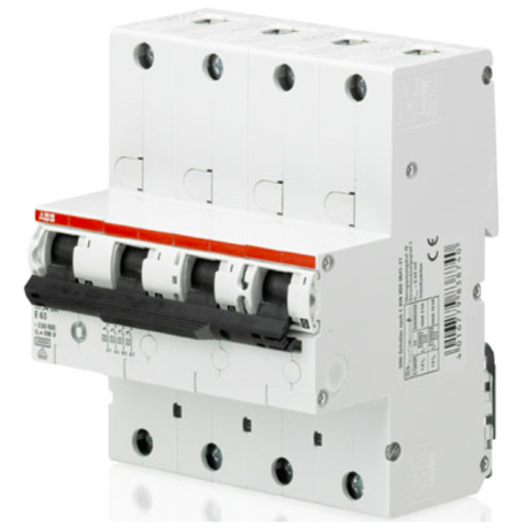 Автоматический выключатель 4-полюсный селективный 40 A, тип E, 25 кA S754DR-E40. ABB. 2CDH784010R0402