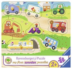 Puzzle Favourite vehicles 9 pcs