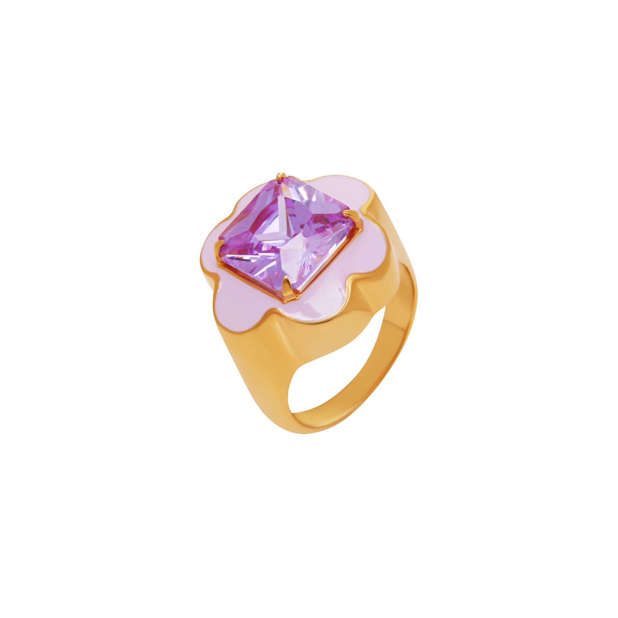 VIVA LA VIKA Кольцо Stern Flower Ring - Lavender viva la vika кольцо two gems ring – lavender