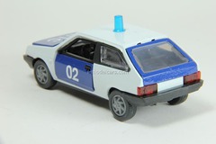 VAZ-2108 Lada Samara hatchback 3-doors DPS traffic police (white) Agat Mossar Tantal 1:43