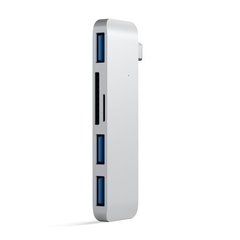 USB-хаб  Satechi USB-C USB Hub для Macbook, серебряный