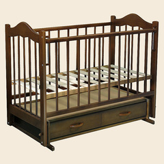 Кровать детская "Кира 4" маятник (слоновая кость)