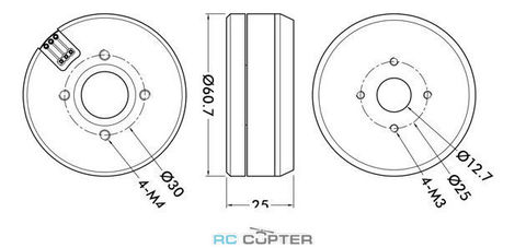 Мотор для подвеса T-Motor GB54-2