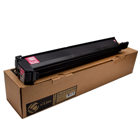 Тонер-картридж БУЛАТ s-Line TN-213M, TN-214M, TN-314M для Konica Minolta bizhub C200, bizhub C203, bizhub C253, bizhub C353 (Пурпурный, 20000 стр.), универсальный
