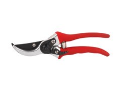 GRINDA G-11, 210 мм, лезвия из углеродистой стали, закалены, тефлоновое покрытие, алюминиевые рукоятки, плоскостной секатор (8-423001)