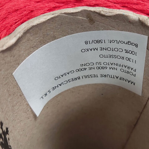 Хлопок 100% TESSILI BRESCIANE PORTO 680 красный цветочный