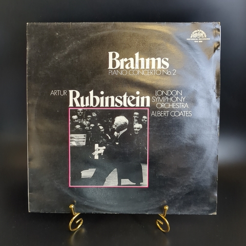 Johannes Brahms. Piano concerto №2 A. Rubinstein виниловая пластинка 12 дюймов Иоганнес Брамс Концерт №2 для ф-но, классика, LP, Suprapon Чехословакия, винил времён СССР