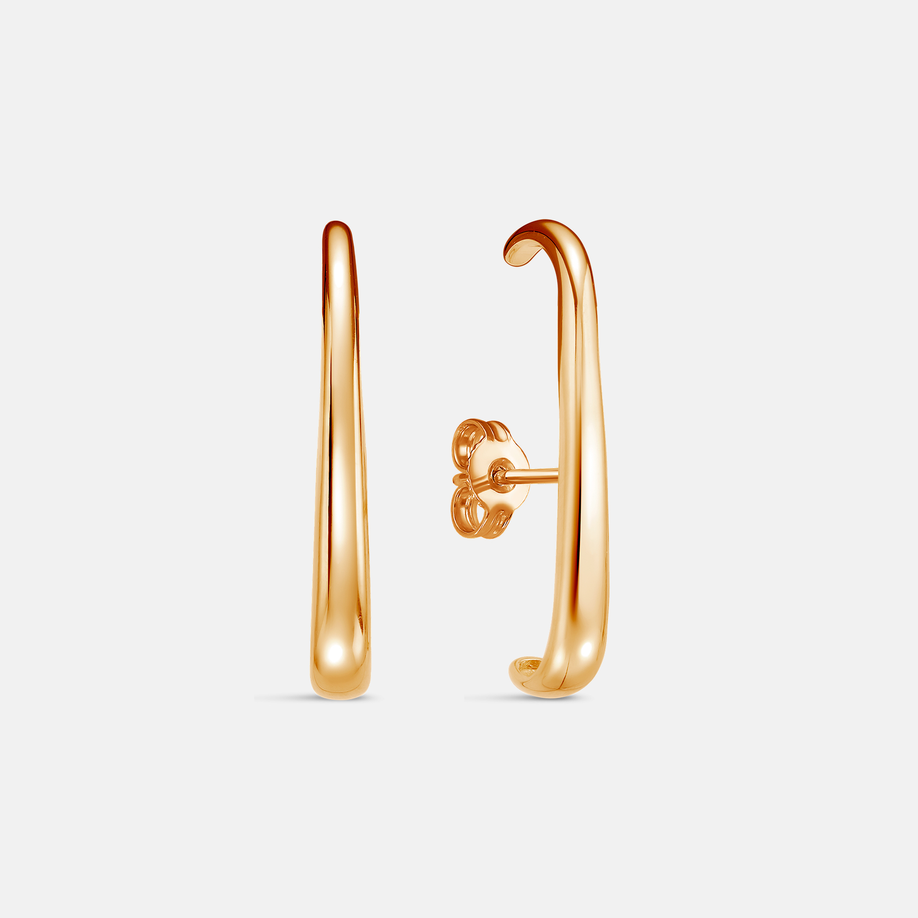 Серьги Слой позолота