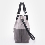 Сумка Саломея 185 мульти итальянский серо-черный