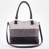 Сумка Саломея 398 мульти итальянский серо-черный