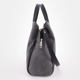 Сумка Саломея 373 македония серый + черный