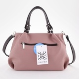 Сумка Саломея 607 версаль пыльная роза + шоколад