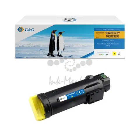 Тонер картридж G&G для Xerox Phaser 6510 WC 6515 (4,3K стр.), yellow