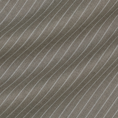 Шерстяная костюмная ткань натурального оттенка в тонкую полоску