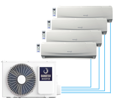Мульти сплит-система Dahatsu DHMULT-36/4 + DHMULT - 09*2 + DHMULT - 12*2