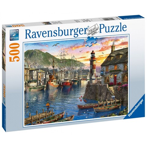 Puzzle Sunrise at the port 500 pcs