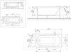 Am.Pm W85A-150-070W-P Панель фронтальная (универсальная) для ванн Joy/Spirit. 150 см. шт