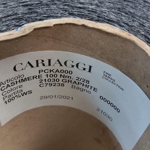 Кашемир CARIAGGI / CASHMERE 100 2/28 графит