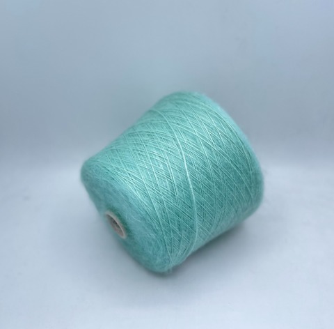 FILCOM (пр.Италия), art-Soffilo 450м/100гр. 50%Шелк 50%Суперкид мохер, цвет-Мята арт.31316