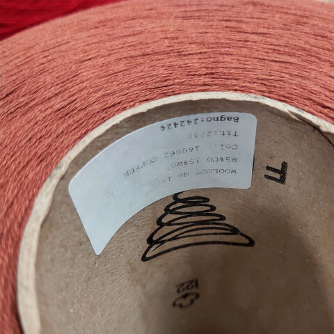 Хлопок с мериносом (15%) WOOLCOT 2/30 розовая глина