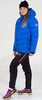 Очень Тёплый спортивный пуховик Noname Heavy Padded Jacket UX Blue унисекс