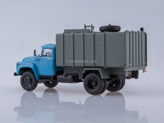 ZIL-130 garbage truck with side loading KO-413 blue-gray 1:43 AutoHistory