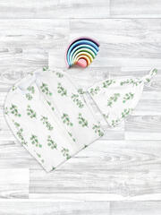 Пеленальный кокон и шапочка Mjölk Эвкалипт