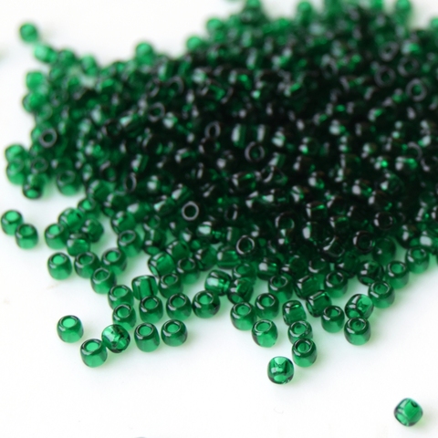 Бисер Тохо круглый 11/0 0939 темно-зеленый/Toho round