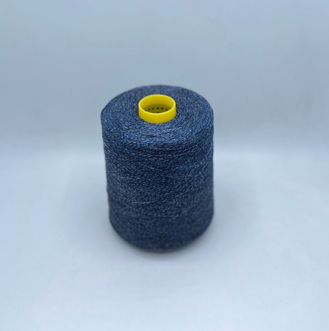 Lanificio Canapificio (пр.Италия),art-new opale 2/26 1300м/100гр. 100%Лен, цвет-Синий меланж,арт.30319