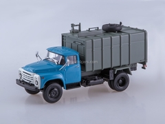 ZIL-130 garbage truck with side loading KO-413 blue-gray 1:43 AutoHistory