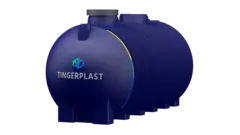 Подземно-наземная ёмкость 20 м3 (PT 20) Тингард 20000 л. горизонтальный (5550x2400x2590см;1000кг;синяя) - арт.553989
