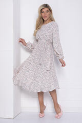 Платье Трепетная нежность (бело-розовое) П12455-8 LT Collection